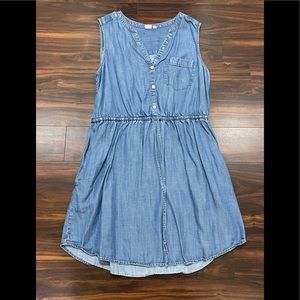 Demin Dress | has POCKETS